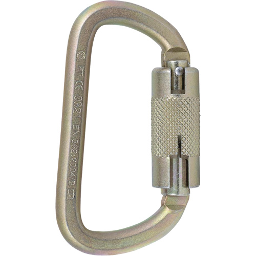 CP-03015-2 Zinc Plated Carabiner with 3/4" Gate Opening, Steel PB Rental Co. Ltd.