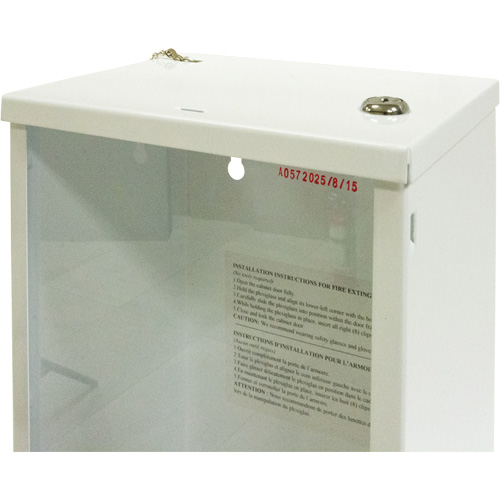 Armoire d'usage l&eacute;ger pour extincteur, 8" la x 22" h x 6" p PB Rental Co. Ltd.