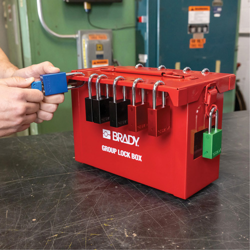 Velocity Plus Safety Lockout Padlock, Orange, Keyed Alike, Aluminum, 1-1/2" Width PB Rental Co. Ltd.