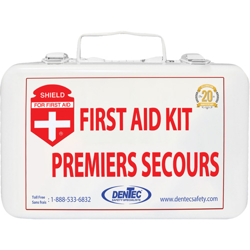 Trousse de premiers soins Shield, Colombie-Britannique/R&eacute;pond &agrave; la norme CSA Z1220-17 type 1 individuelle, Personnel (1 travailleur) PB Rental Co. Ltd.