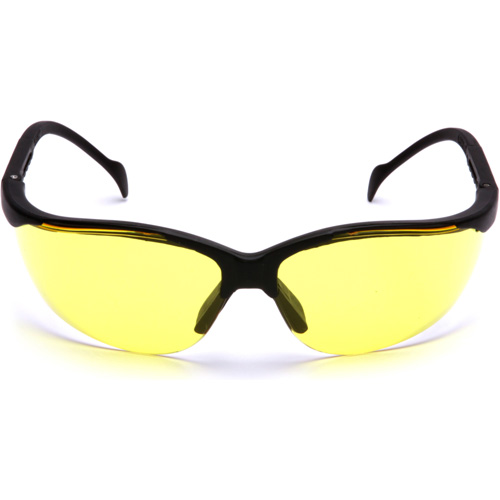 Lunettes de s&eacute;curit&eacute; &agrave; demi-monture Venture II, Lentille Ambr&eacute;e, ANSI Z87+/MCEPS GL-PD 10-12/R&eacute;pond ou surpasse la norme CSA Z94.3 PB Rental Co. Ltd.