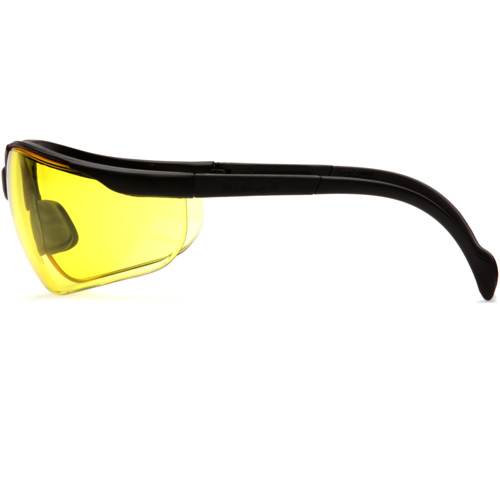 Lunettes de s&eacute;curit&eacute; &agrave; demi-monture Venture II, Lentille Ambr&eacute;e, ANSI Z87+/MCEPS GL-PD 10-12/R&eacute;pond ou surpasse la norme CSA Z94.3 PB Rental Co. Ltd.