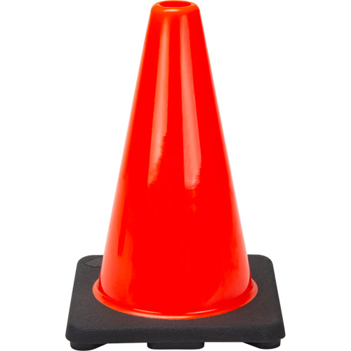 C&ocirc;ne de signalisation de premi&egrave;re qualit&eacute;, 12", Orange PB Rental Co. Ltd.