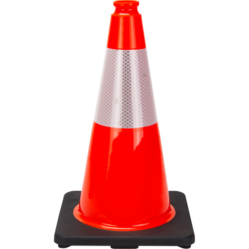 Premium Traffic Cone, 18", Orange, 6" Reflective Collar(s) PB Rental Co. Ltd.