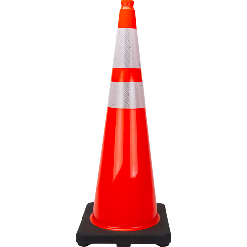 Premium Traffic Cone, 36", Orange, 4" & 6" Reflective Collar(s) PB Rental Co. Ltd.