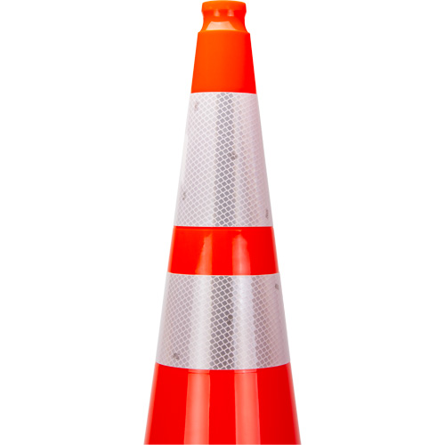 Premium Traffic Cone, 36", Orange, 4" & 6" Reflective Collar(s) PB Rental Co. Ltd.