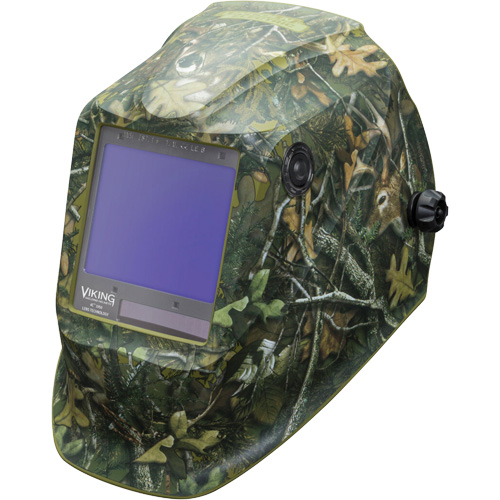 VIKING 3350 White Tail Camo Welding Helmet, 3.74" L x 3.34" W View Area, 5 - 13 Shade Range PB Rental Co. Ltd.