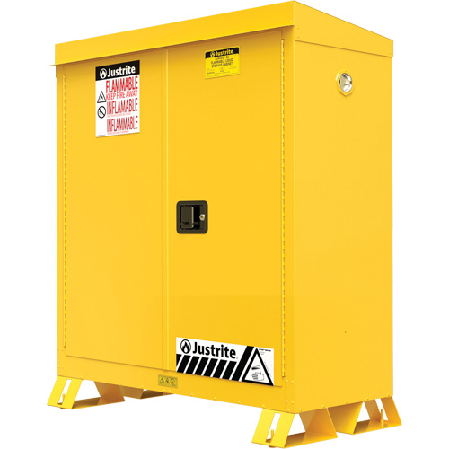 Outdoor Flammable Storage Cabinet, 30 gal., 2 Door, 43" W x 44" H x 18" D PB Rental Co. Ltd.