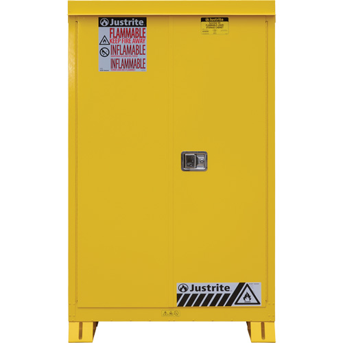 Outdoor Flammable Storage Cabinet, 45 gal., 2 Door, 43" W x 65" H x 18" D PB Rental Co. Ltd.