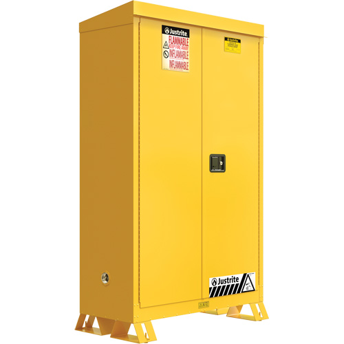 Outdoor Flammable Storage Cabinet, 45 gal., 2 Door, 43" W x 65" H x 18" D PB Rental Co. Ltd.