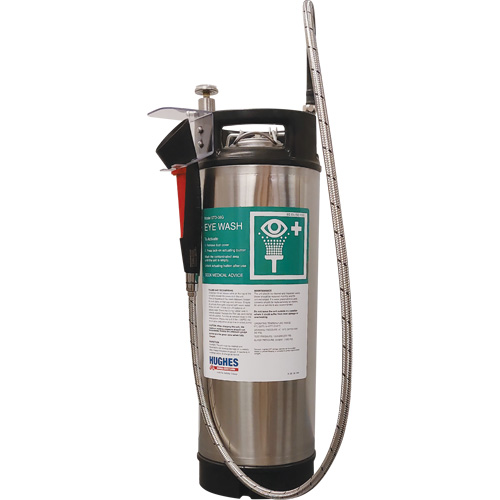 Douche d'urgence ind&eacute;pendante et portable, Pressuris&eacute;, Capacit&eacute; 4 gal., Conformit&eacute; Aucune PB Rental Co. Ltd.
