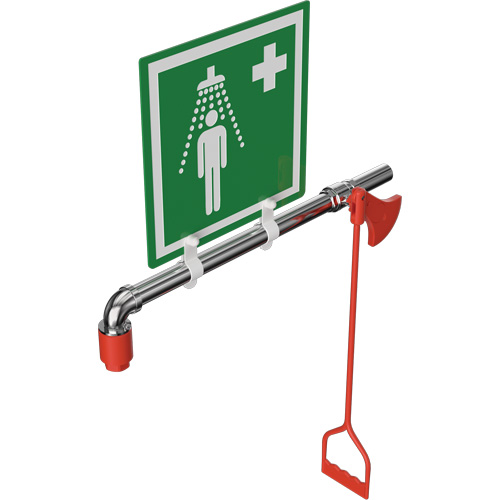 Douche de rinçage, Montage sur canalisation circulaire PB Rental Co. Ltd.