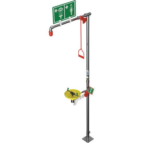 Douche combin&eacute;e avec cuvette ouverte en ABS et entr&eacute;e sup&eacute;rieure, Socle PB Rental Co. Ltd.