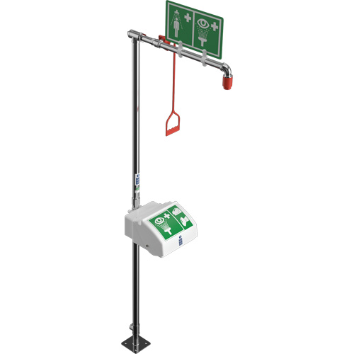 Combination Shower with Closed ABS Bowl & Bottom Inlet, Pedestal PB Rental Co. Ltd.