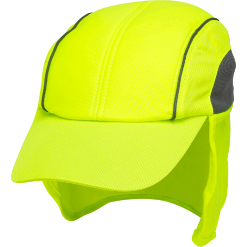 Chapeaux de refroidissement avec voiles pour le cou, Lime haute visibilit&eacute; PB Rental Co. Ltd.