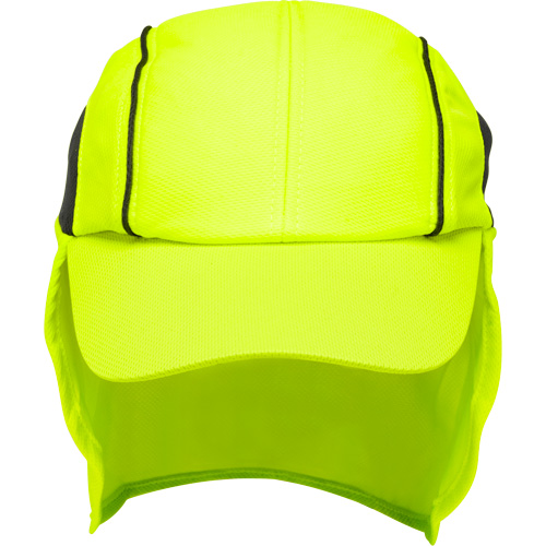 Chapeaux de refroidissement avec voiles pour le cou, Lime haute visibilit&eacute; PB Rental Co. Ltd.