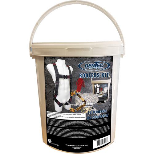 Koala Behr Roofer's Kit with 25' Rope, CSA Certified, Class A, Large/Medium/X-Large, 310 lbs. Cap. PB Rental Co. Ltd.