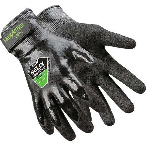 Gants Helix 3027, Taille 6/T-petit, Calibre 21, Rev&ecirc;tement Nitrile, Enveloppe en PEHP, ASTM ANSI niveau A7 PB Rental Co. Ltd.