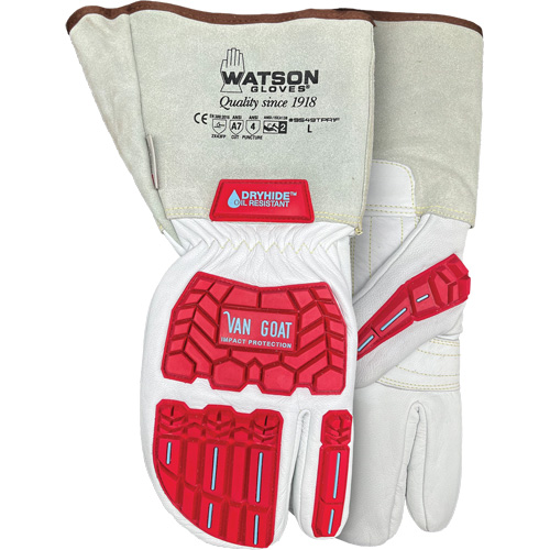 Van Goat 1-Finger Cut-Resistant Mitts, Size Medium, Goatskin Shell, ASTM ANSI Level A7 PB Rental Co. Ltd.