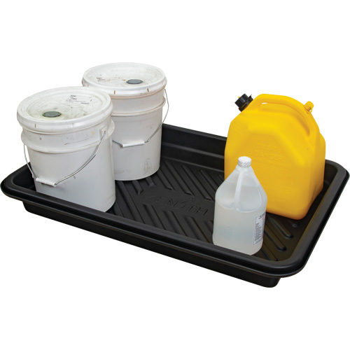 Plateau pour les d&eacute;versements, 24" lo x 36" la x 4,5" h, Cap. de d&eacute;versement 18 gal. US PB Rental Co. Ltd.