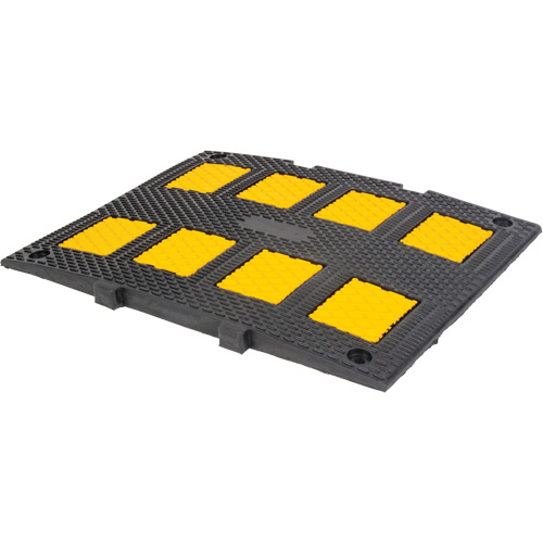Middle Speed Hump, Rubber, 3' L x 20" W x 2" H PB Rental Co. Ltd.