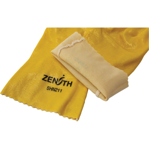 Rough-Finish Chemical-Resistant Gloves, Size 9, 12" L, PVC, Interlock Inner Lining, 47-mil PB Rental Co. Ltd.