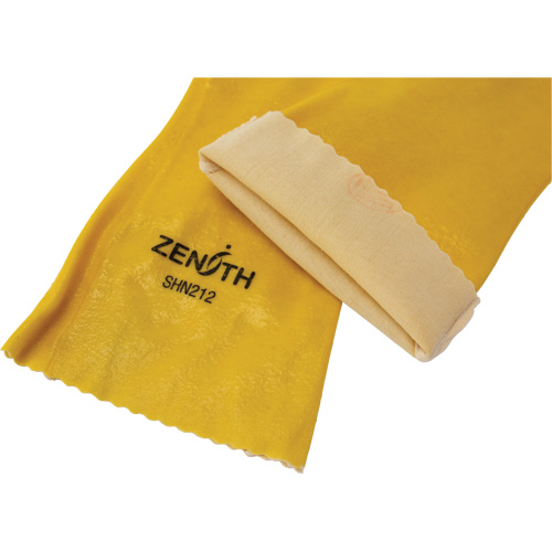 Rough-Finish Chemical-Resistant Gloves, Size 9, 14" L, PVC, Interlock Inner Lining, 47-mil PB Rental Co. Ltd.