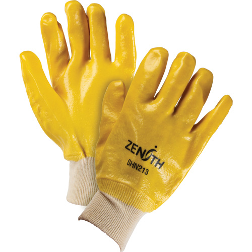 Rough-Finish Chemical-Resistant Gloves, Size 9, 10" L, PVC, Interlock Inner Lining, 47-mil PB Rental Co. Ltd.