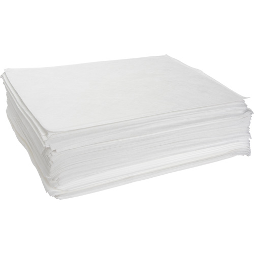 Feuilles absorbantes souffl&eacute;es, Huile seulement, 15" x 19", 10 gal. d'absorption PB Rental Co. Ltd.