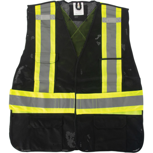 CSA Compliant Surveyor Vest, Black, Medium, Polyester PB Rental Co. Ltd.