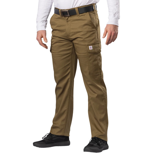 Big Flex Cargo Pants, Poly-Cotton/Spandex, Military Olive Green, Size 28, 30 Inseam PB Rental Co. Ltd.