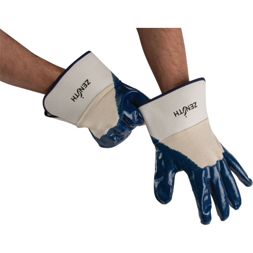 Heavyweight Safety Cuff Gloves, 11/2X-Large, Nitrile Coating, Cotton Shell PB Rental Co. Ltd.