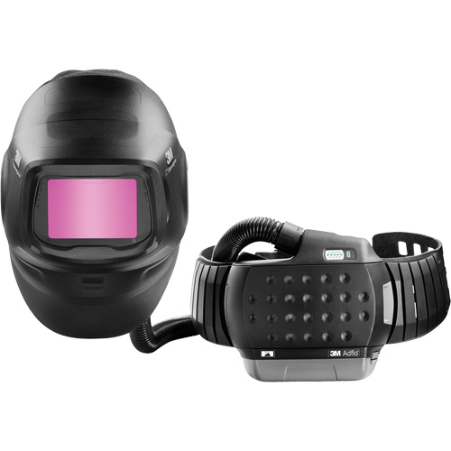 Masque de soudage &agrave; usage intensif Speedglas G5-01 avec syst&egrave;me de respirateur d'&eacute;puration d'air propuls&eacute; Adflo, Masque de soudage, Pile Lithium-ion PB Rental Co. Ltd.
