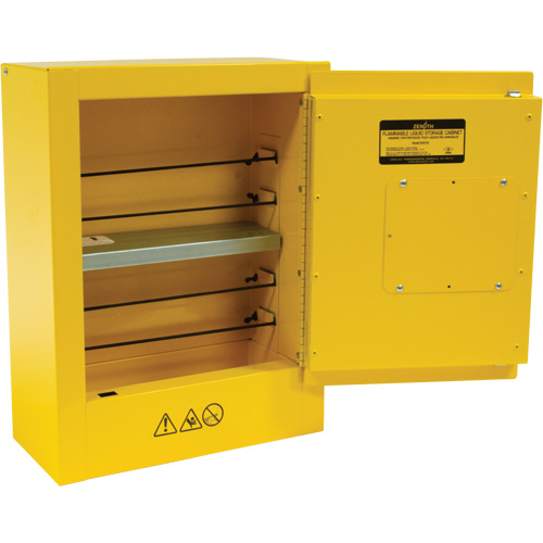 Mini Flammable Safety Cabinet, 2 Gal., 1 Door, 17" W x 22" H x 8" D PB Rental Co. Ltd.
