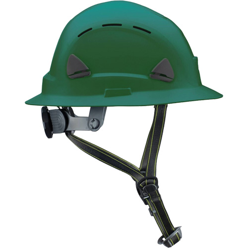 Casque Fibre Metal de style escalade avec bordure compl&egrave;te, R&eacute;pond aux normes CSA type 2, Suspension Rochet, Ventil&eacute; PB Rental Co. Ltd.