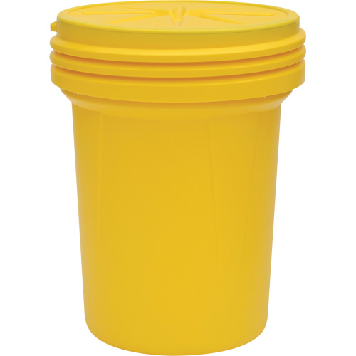 Baril emboîtable de laboratoire en plastique avec couvercle vissable, 30 gal. US, Mobile/Stationnaire PB Rental Co. Ltd.