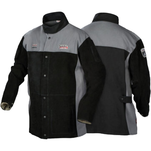 Veste de soudage FR robuste de s&eacute;rie XVI, Cuir, Moyen, Noir PB Rental Co. Ltd.