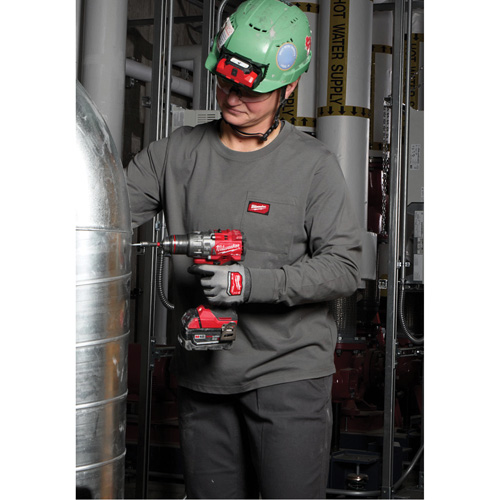 T-shirt &agrave; manches longues avec poches GRIDIRON, Femmes, T-petit, Noir PB Rental Co. Ltd.