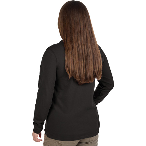 T-shirt &agrave; manches longues avec poches GRIDIRON, Femmes, T-petit, Noir PB Rental Co. Ltd.