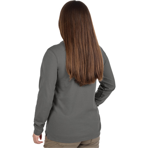 T-shirt &agrave; manches longues avec poches GRIDIRON, Femmes, T-petit, Gris PB Rental Co. Ltd.