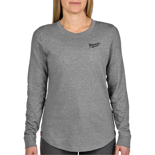 T-shirt hybride &agrave; manches longues FREEFLEX, Femmes, T-petit, Gris PB Rental Co. Ltd.