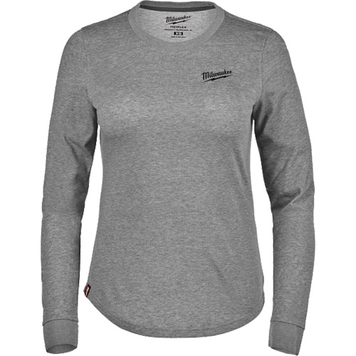 T-shirt hybride &agrave; manches longues FREEFLEX, Femmes, T-petit, Gris PB Rental Co. Ltd.