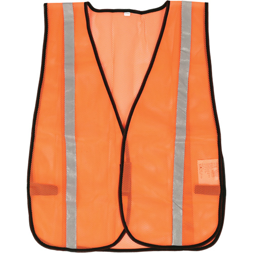 Compact Mesh Safety Vest, High Visibility Orange, Polyester PB Rental Co. Ltd.