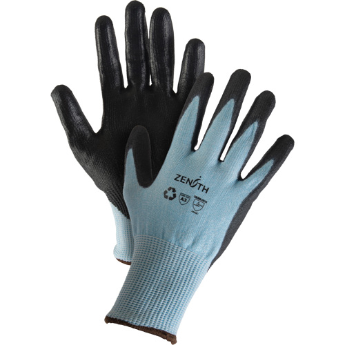 Gants &eacute;lastiques &eacute;cologiques r&eacute;sistants &agrave; la coupe, Taille 7, Calibre 13, Rev&ecirc;tement Polyur&eacute;thane, Enveloppe en PEHP/rPET, ASTM ANSI niveau A3 PB Rental Co. Ltd.