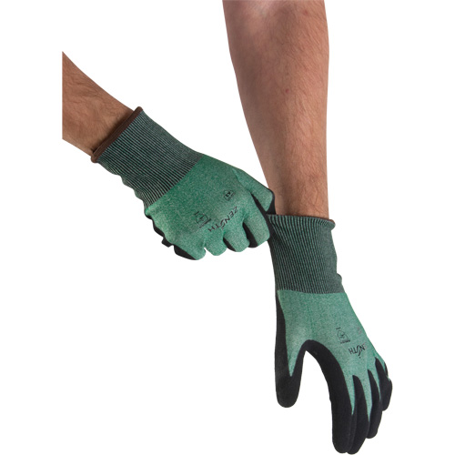 Gants l&eacute;gers et haute dext&eacute;rit&eacute; r&eacute;sistants &agrave; la coupe, Taille 11, Calibre 21, Rev&ecirc;tement Mousse de nitrile, Enveloppe en Acier inoxydable/PEHP, ASTM ANSI niveau A3 PB Rental Co. Ltd.