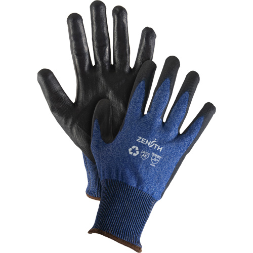 Gants &eacute;lastiques &eacute;cologiques r&eacute;sistants &agrave; la coupe, Taille 7, Calibre 18, Rev&ecirc;tement Polyur&eacute;thane, Enveloppe en Acier inoxydable/PEHP/rPET, ASTM ANSI niveau A5 PB Rental Co. Ltd.