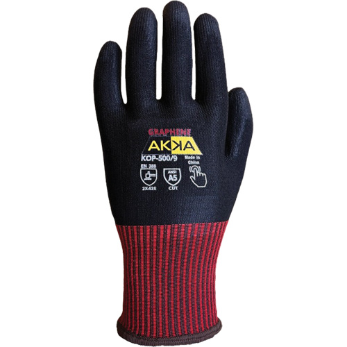 Gants de protection &eacute;lev&eacute;e contre la coupe KOP-500, Taille 6, Calibre 13, Rev&ecirc;tement Polyur&eacute;thane, Enveloppe en Nylon/PEHP/Spandex/Graph&egrave;ne, ASTM ANSI niveau A5/EN 388 niveau E PB Rental Co. Ltd.