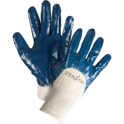 Medium-Weight Interlock Lined Gloves, 9/Large, Nitrile Coating, Cotton Shell PB Rental Co. Ltd.