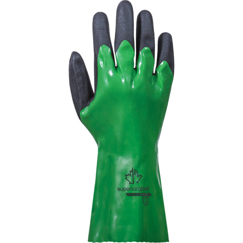 Gants r&eacute;sistants aux produits chimiques SolvStop, Taille 7, 12" lo, PVC PB Rental Co. Ltd.