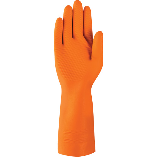Gants robustes r&eacute;sistants aux produits chimiques AlphaTec 87-208, Taille 11, 12,8" lo, Latex de caoutchouc, Doublure en Coton/Ouat&eacute;e, 29,5 mils PB Rental Co. Ltd.